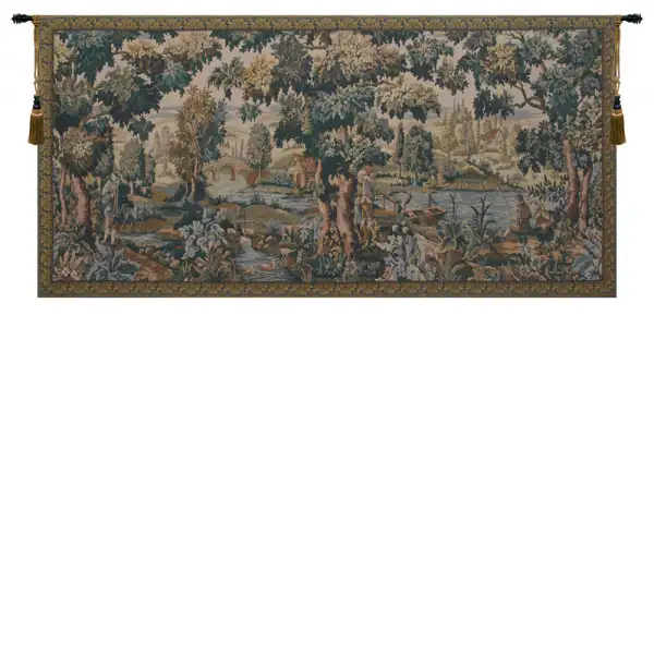 Charlotte Home Furnishing Inc. Belgium Tapestry - 84 in. x 38 in. | Paysage Flamand