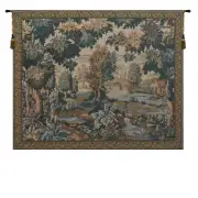 Paysage Flamand Moulin Belgian Tapestry Wall Hanging