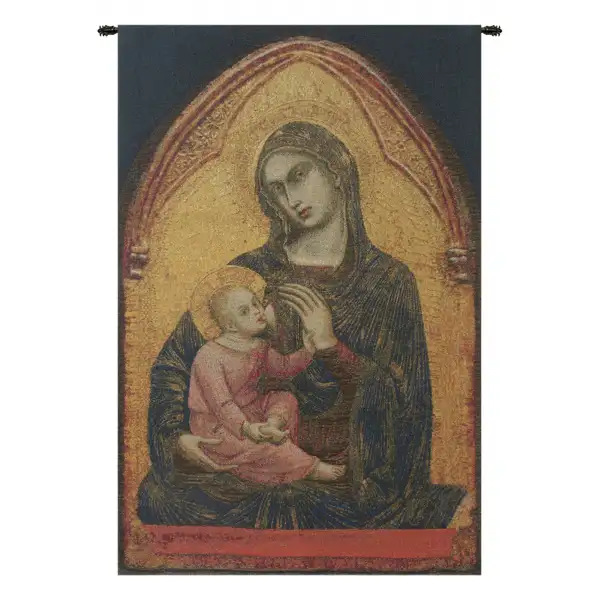 Charlotte Home Furnishing Inc. Belgium Tapestry - 23 in. x 38 in. Barnaba da Modena | Madonna en Or