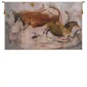 Vache et Cheval Belgian Tapestry Wall Hanging