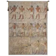 Saqqarah Beige Belgian Tapestry Wall Hanging