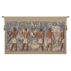 Saqqarah Blue Part I Flanders Tapestry Wall Hanging