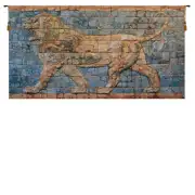 Lion I Darius Belgian Tapestry Wall Hanging - 82 in. x 45 in. Cotton/Wool/Polyester by Charlotte Home Furnishings