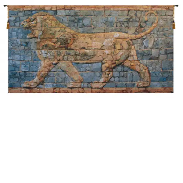 Charlotte Home Furnishing Inc. Belgium Tapestry - 82 in. x 45 in. | Lion I Darius