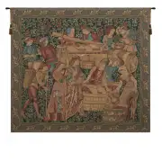 Vendange Left Panel European Tapestry - 72 in. x 62 in. Poly/Acrylic/Cotton by Charlotte Home Furnishings