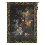 Bouquet on a Column European Tapestry Wall Hanging
