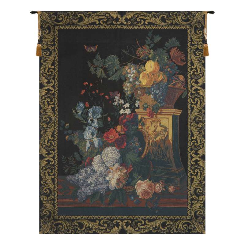 Bouquet on a Column European Tapestry