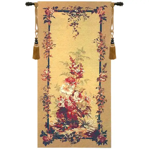Portiere Romantique (Cream) Belgian Wall Tapestry