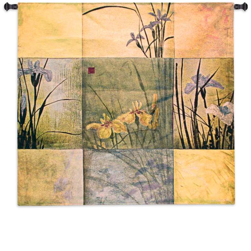 Iris Nine Patch I Tapestry Wall Hanging