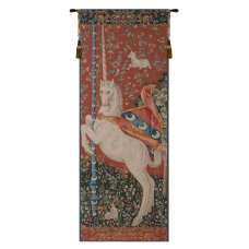 Portiere Licorne French Tapestry Wall Hanging