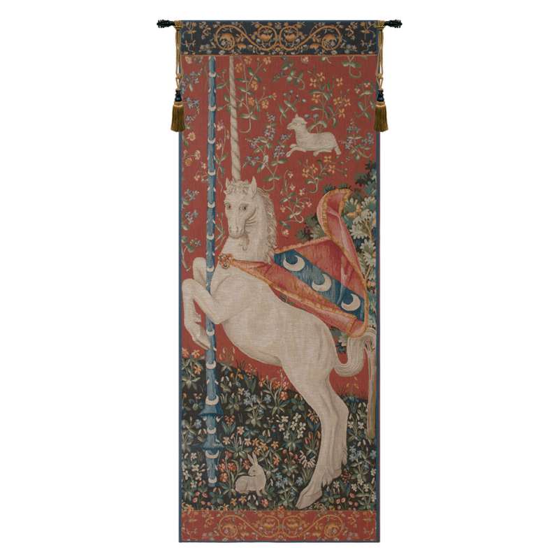 Portiere Licorne French Tapestry Wall Hanging