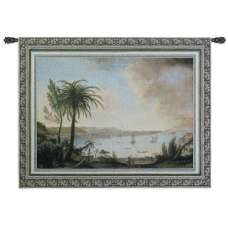 View of Naples Tapestry Wall Hanging