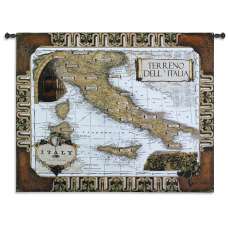 Italian Wine Country Tapestry Wall Hanging