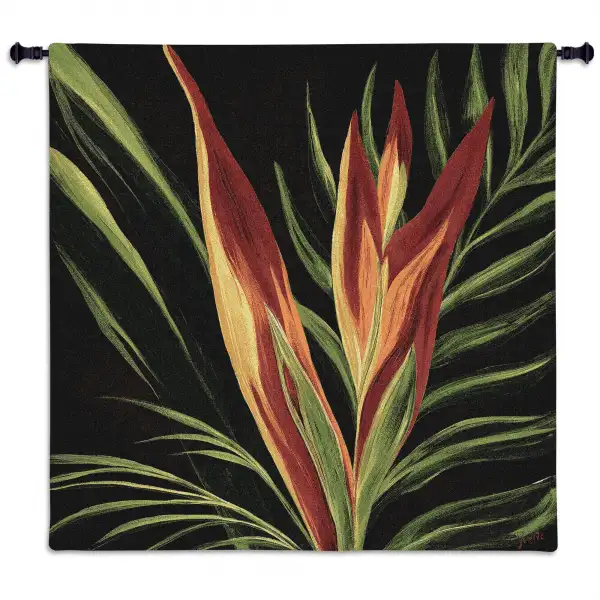 Charlotte Home Furnishing Inc. North America Tapestry - 53 in. x 53 in. | Birds of Paradise II
