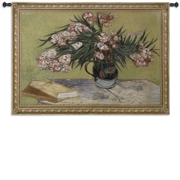 Charlotte Home Furnishing Inc. North America Tapestry - 53 in. x 38 in. | Oleanders
