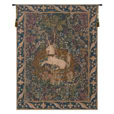 Licorne Captive European Tapestry Wall hanging
