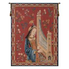 Dame A La Licorne I  French Tapestry Wall Hanging