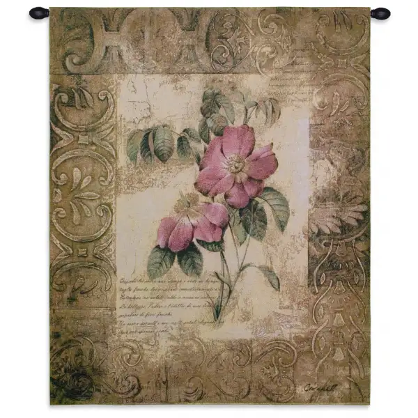 Blossoming Elegance III Wall Tapestry