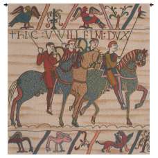 Duke William Departs No Border French Tapestry Wall Hanging