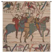 Duke William Departs No Border French Wall Tapestry - 27 in. x 29 in. Cotton/Viscose/Polyester by Charlotte Home Furnishings