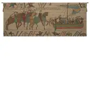 William Embarks Without Border French Wall Tapestry - 48 in. x 20 in. Cotton/Viscose/Polyester by Charlotte Home Furnishings
