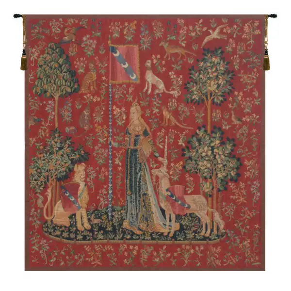 Le Toucher Fonce Belgian Tapestry Wall Hanging