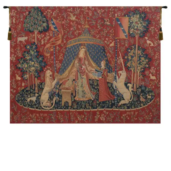 Le Desir Fonce Belgian Tapestry Wall Hanging