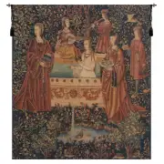 Bain Belgian Tapestry Wall Hanging - 38 in. x 41 in. Cotton/Viscose/Polyester by Charlotte Home Furnishings