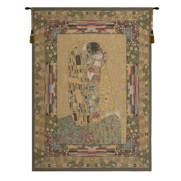 The Kiss Belgian Tapestry Wall Hanging