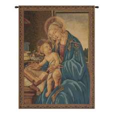 Madonna Del Libro Italian Tapestry