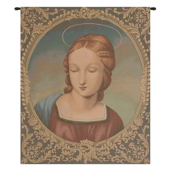 Charlotte Home Furnishing Inc. Italy Tapestry - 18 in. x 22 in. Raphael | Madonna Del Cardellino Italian Tapestry
