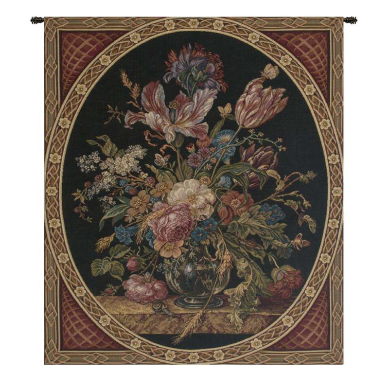 Flower Bouquet Italian Tapestry Wall Hanging
