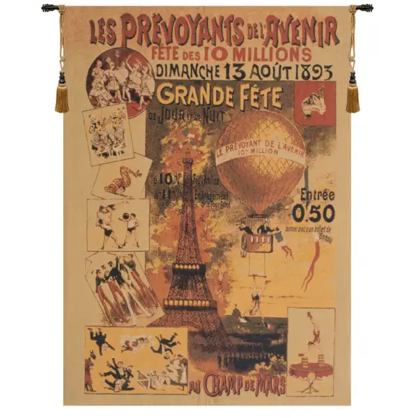Prevoyants De L'Avenir Belgian Tapestry Wall Hanging