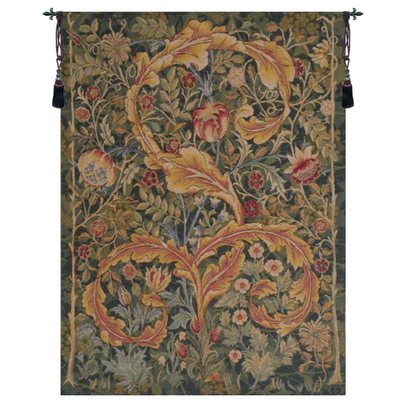 Acanthe Green Small French Tapestry