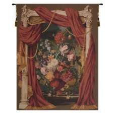 Bouquet Theatral French Tapestry Wall Hanging