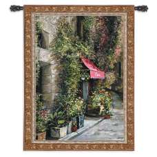 St. Moritz Cafe Tapestry Wall Hanging