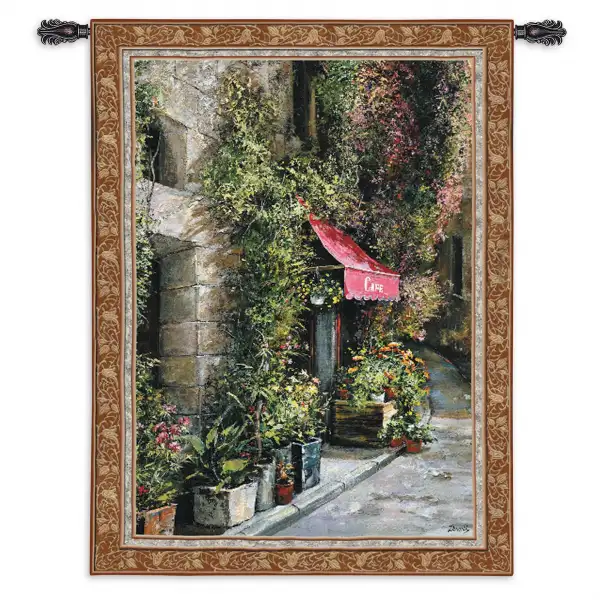 St. Moritz Cafe Wall Tapestry