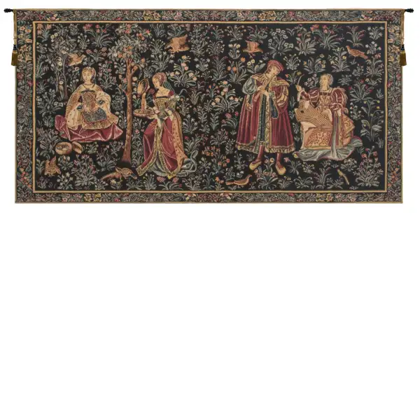 Galanteries Belgian Tapestry Wall Hanging