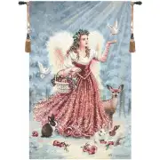 Christmas Angel Fine Art Tapestry