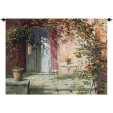 Patio Entrance Fine Art Tapestry