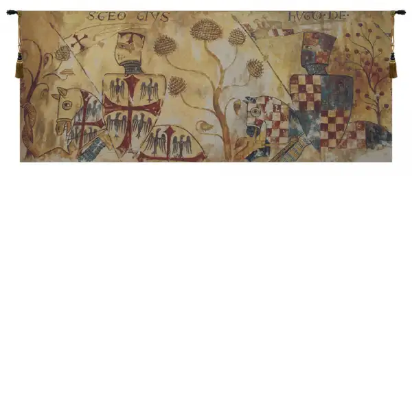 Chevaliers Belgian Tapestry Wall Hanging