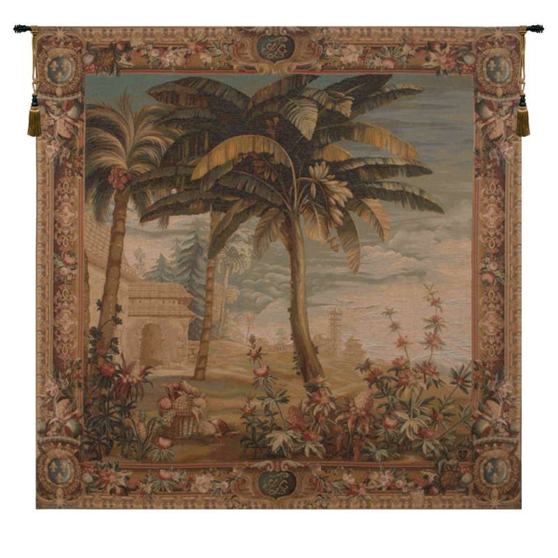 Paysage Exotique Landscape French Tapestry Wall Hanging