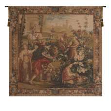 La Recolte Des Ananas French Tapestry Wall Hanging