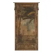La Recolte Des Ananas Pagoda Door French Wall Tapestry - 28 in. x 58 in. Wool/cotton/others by Charlotte Home Furnishings