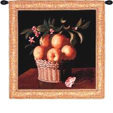 Panier D'Oranges French Tapestry Wall Hanging