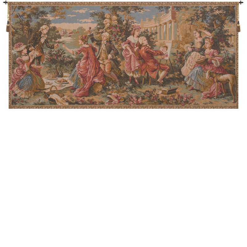 Le Dejeuner Champetre French Tapestry Wall Hanging