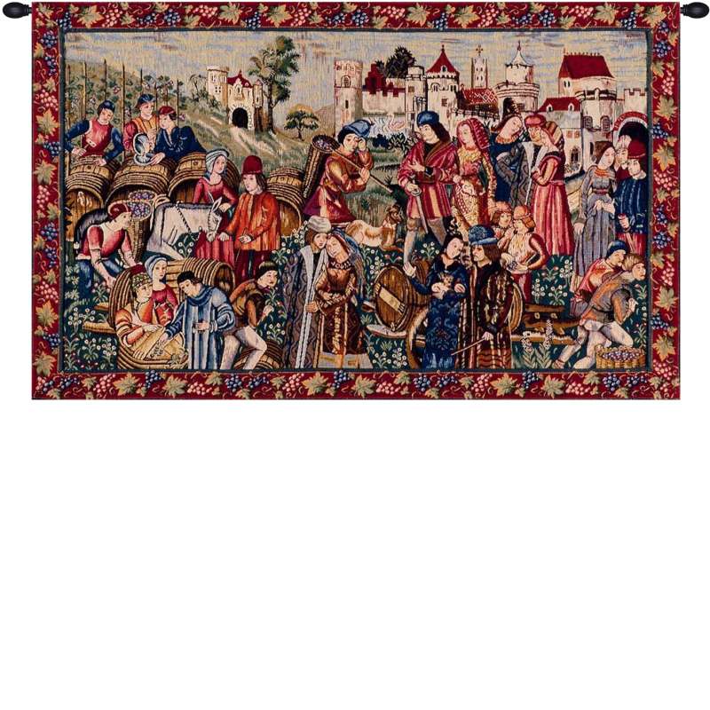 Marche Au Vin I French Tapestry