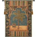 Brocade Palm Tapestry of Fine Art