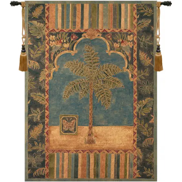 Brocade Palm Wall Tapestry