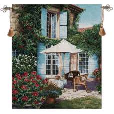 Umbrella in the Sun Fine Art Tapestry